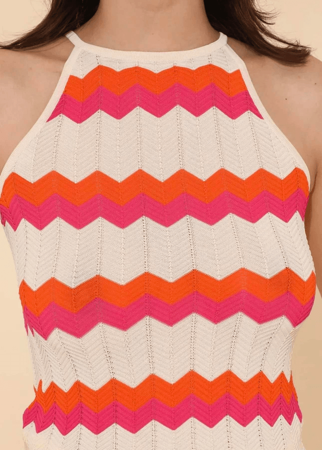 Top Chrishel rose/orange 