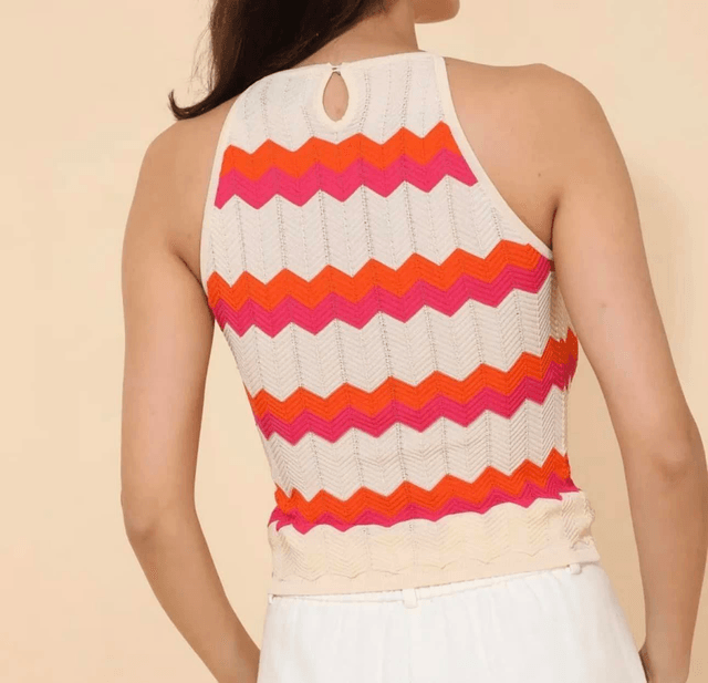 Top Chrishel rose/orange 