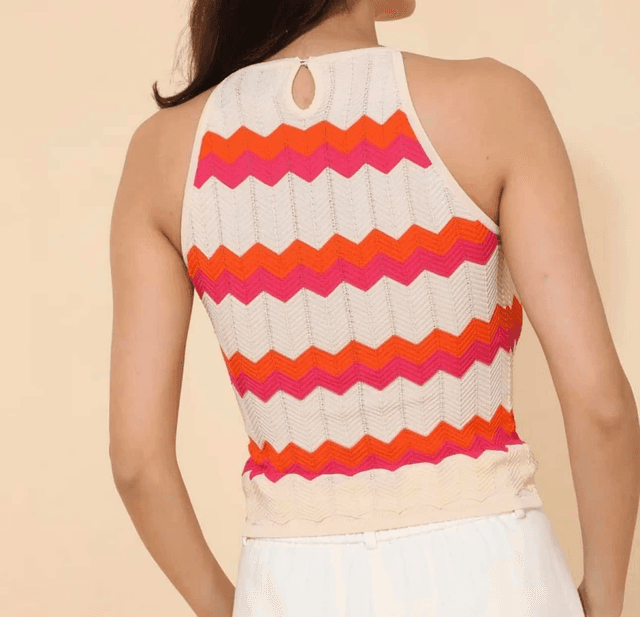 Top Chrishel rose/orange 
